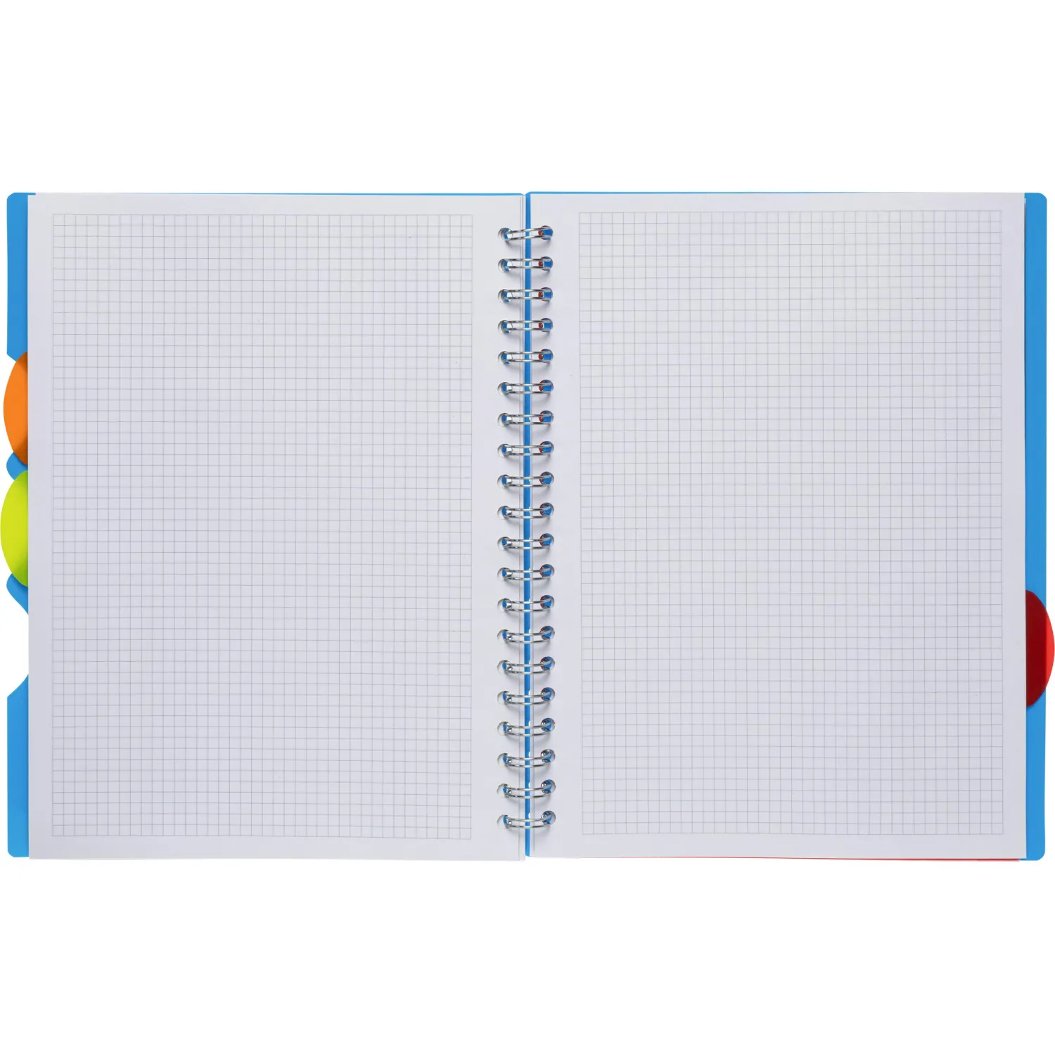 Бизнес-тетрадь Attache А4,100л,кл,спир,обл.пластик,с разделителями,голубой - фото 6