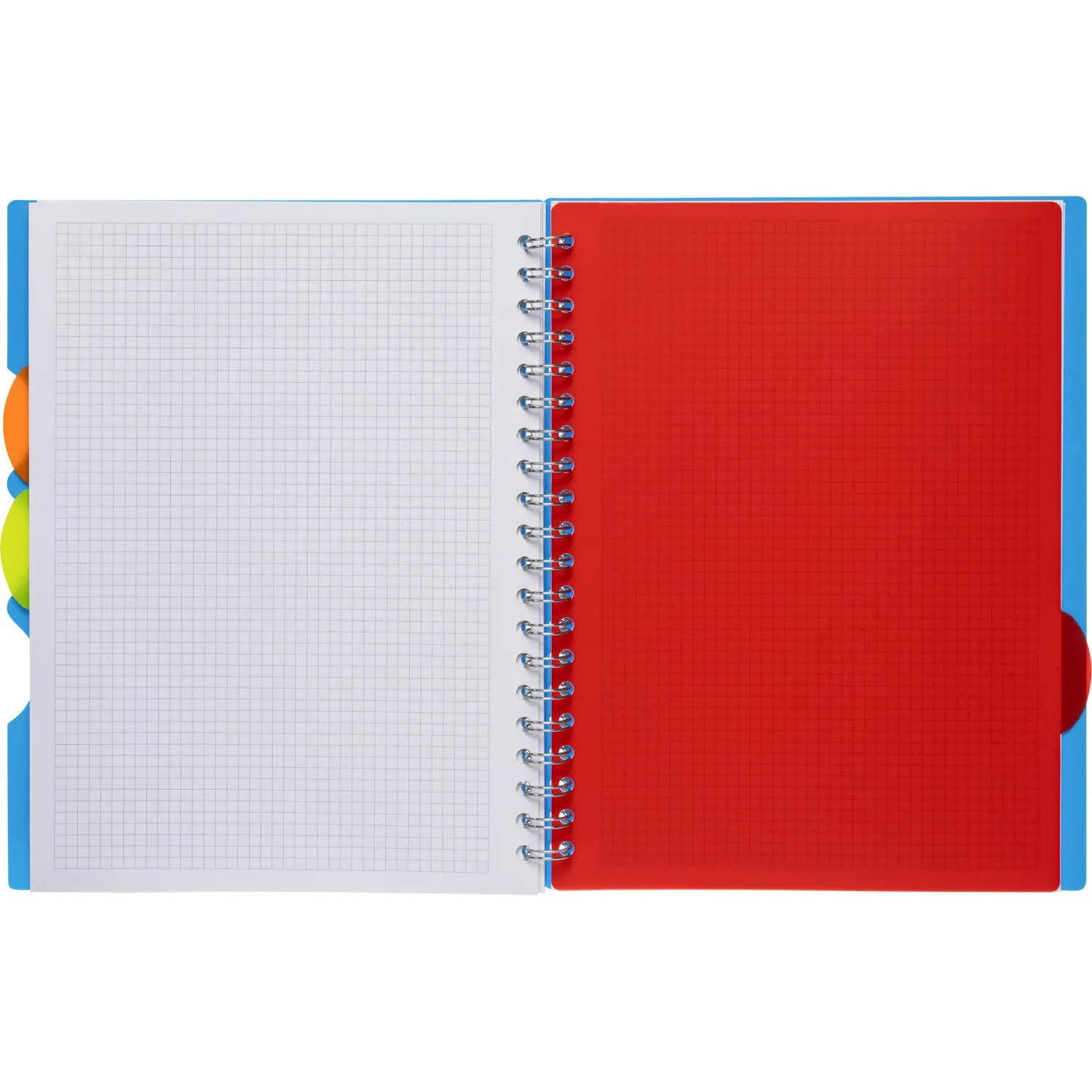 Бизнес-тетрадь Attache А4,100л,кл,спир,обл.пластик,с разделителями,голубой - фото 9