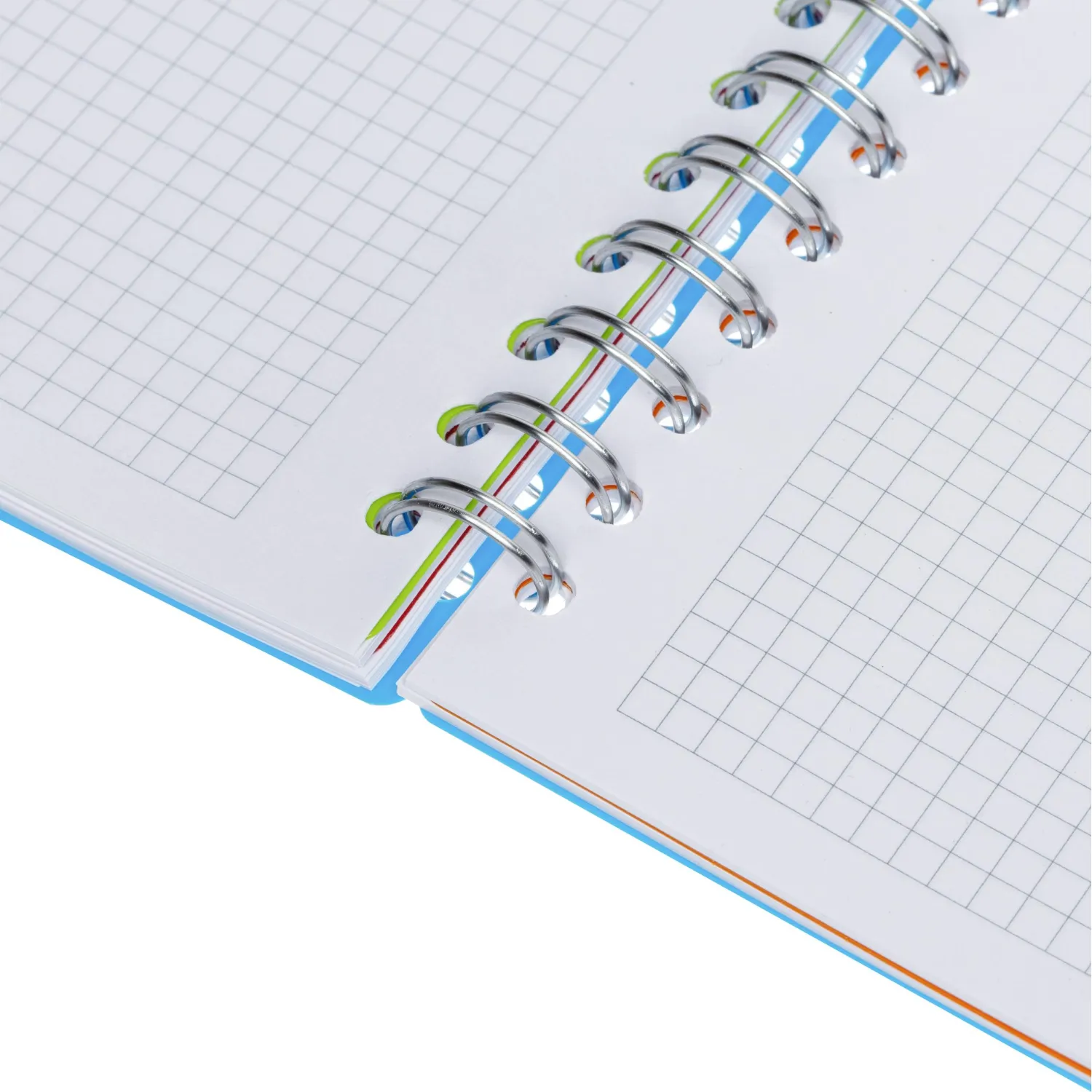 Бизнес-тетрадь Attache А4,100л,кл,спир,обл.пластик,с разделителями,голубой - фото 11