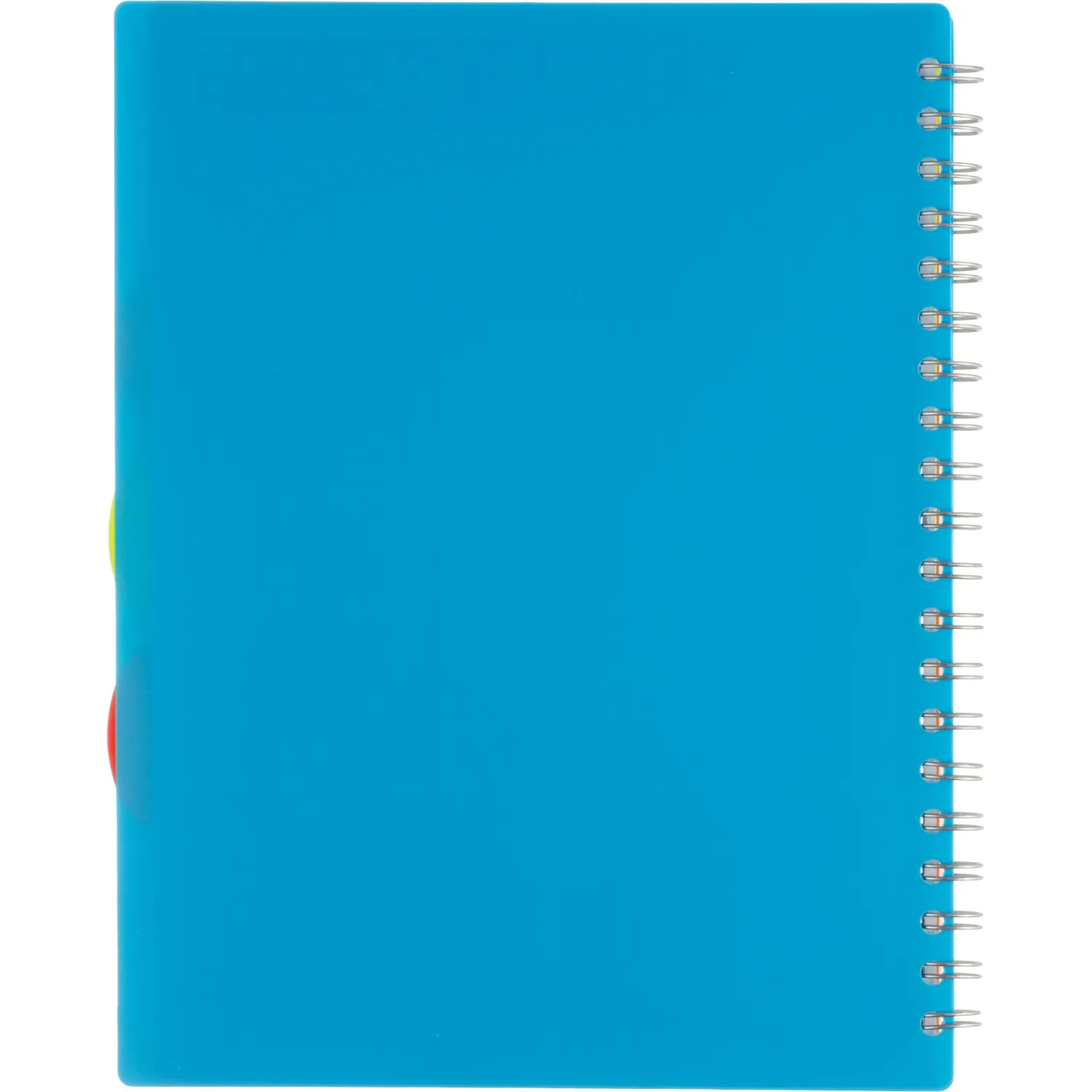 Бизнес-тетрадь Attache А4,100л,кл,спир,обл.пластик,с разделителями,голубой - фото 12