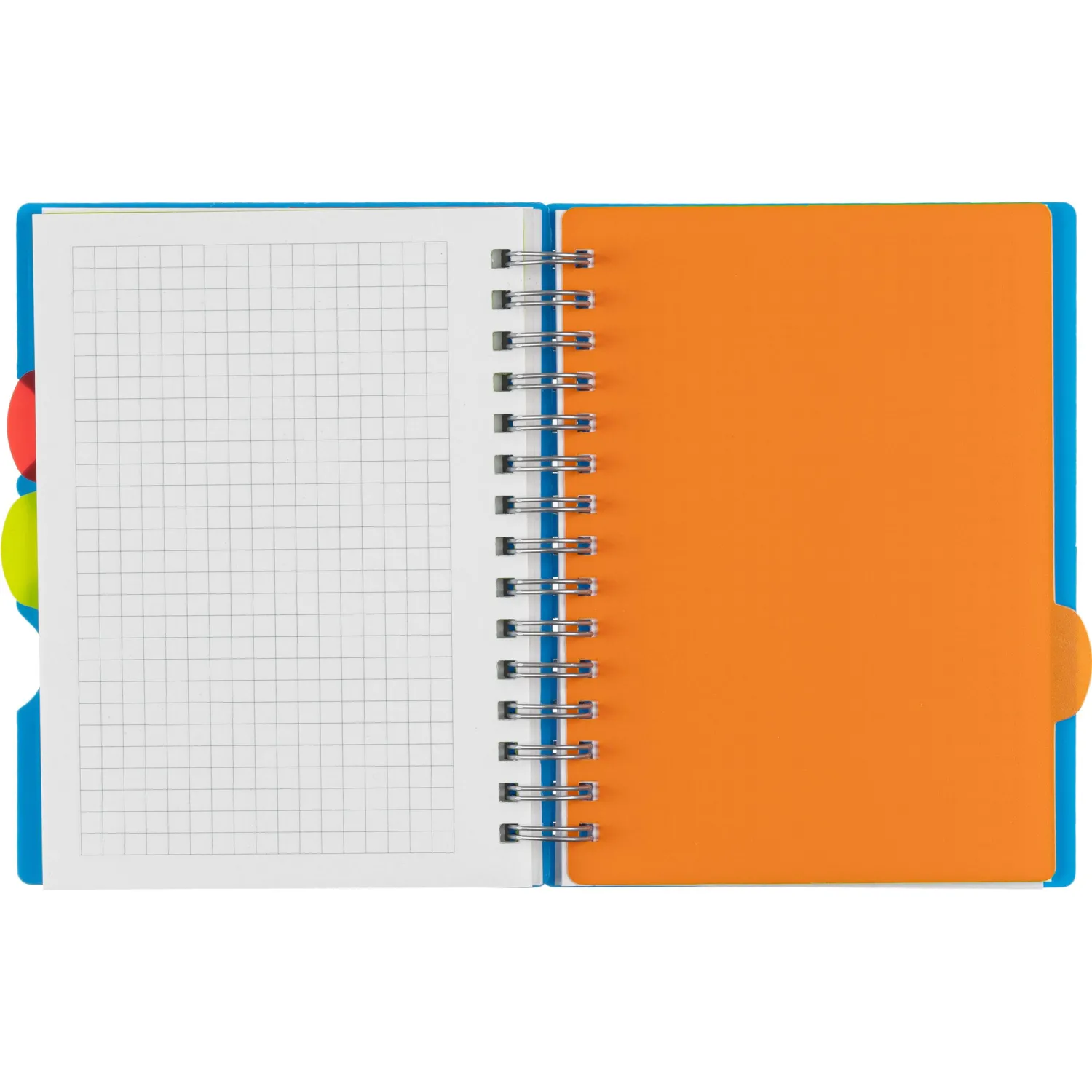 Бизнес-тетрадь Attache А6,100л,кл,спир,обл.пластик,с разделителями,голубой - фото 9