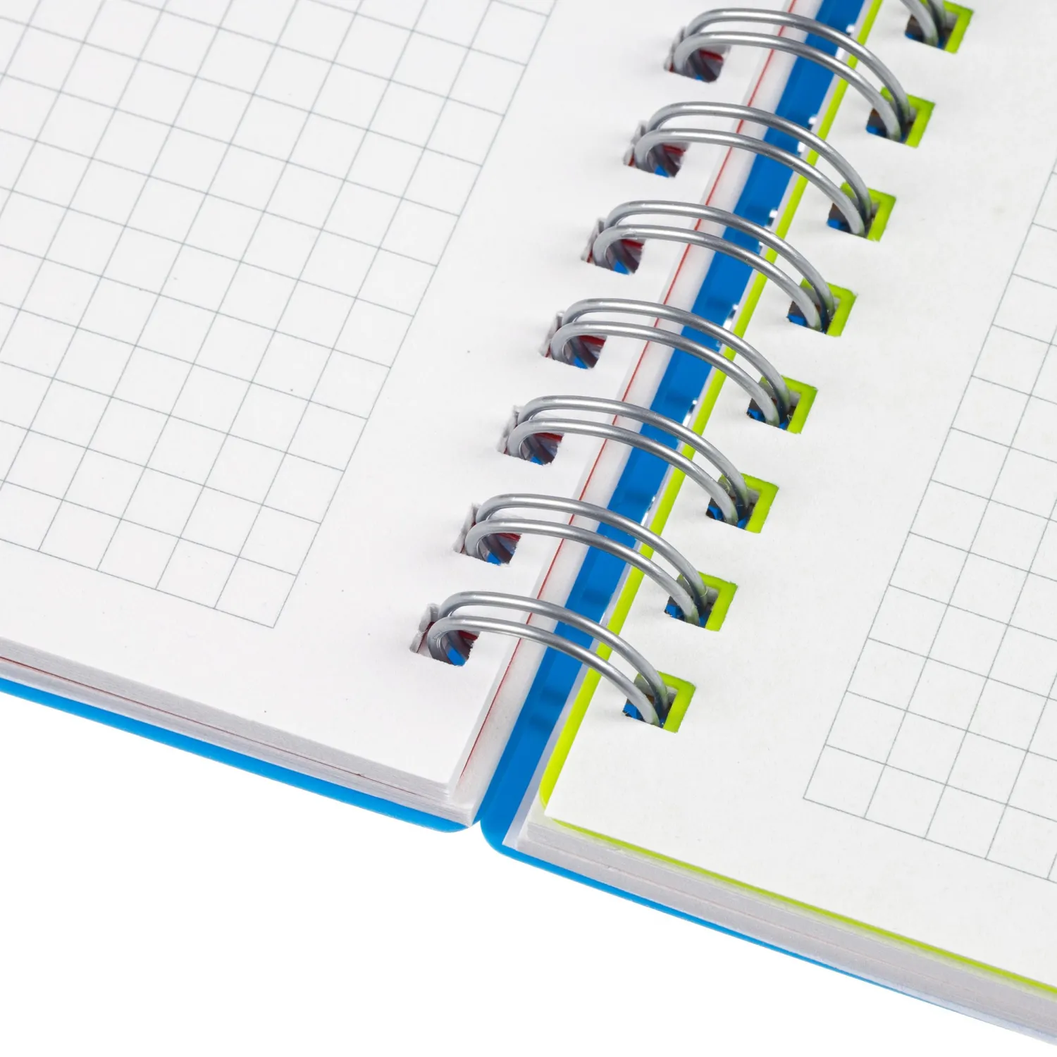 Бизнес-тетрадь Attache А6,100л,кл,спир,обл.пластик,с разделителями,голубой - фото 10