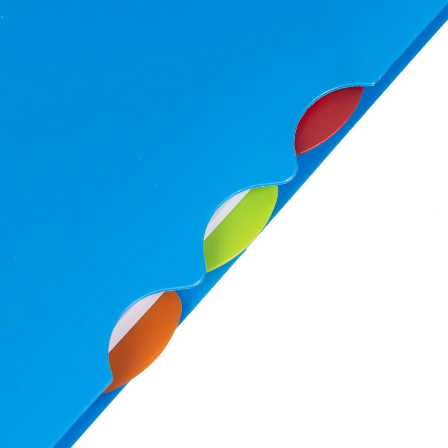 Бизнес-тетрадь Attache А6,100л,кл,спир,обл.пластик,с разделителями,голубой - фото 11