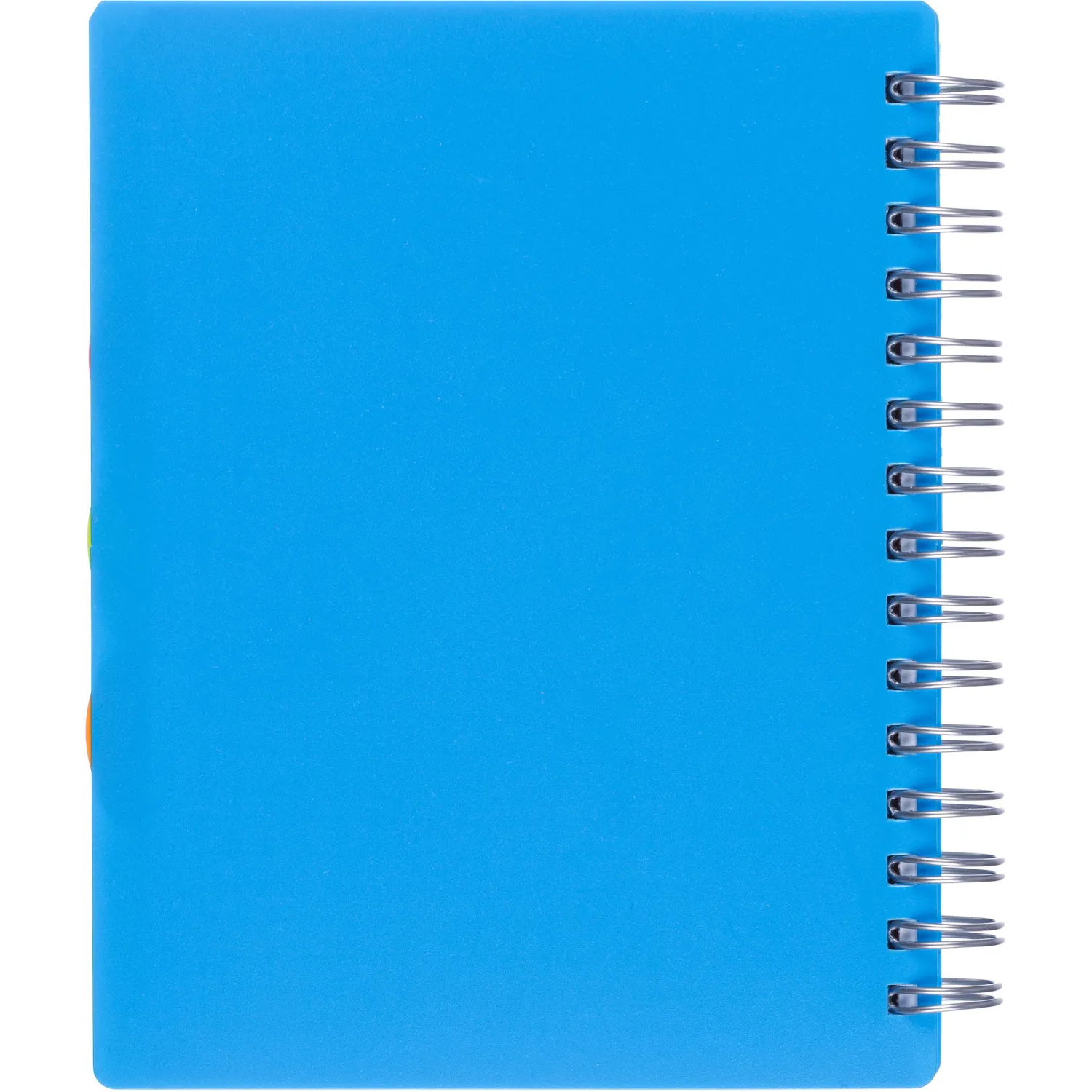 Бизнес-тетрадь Attache А6,100л,кл,спир,обл.пластик,с разделителями,голубой - фото 12