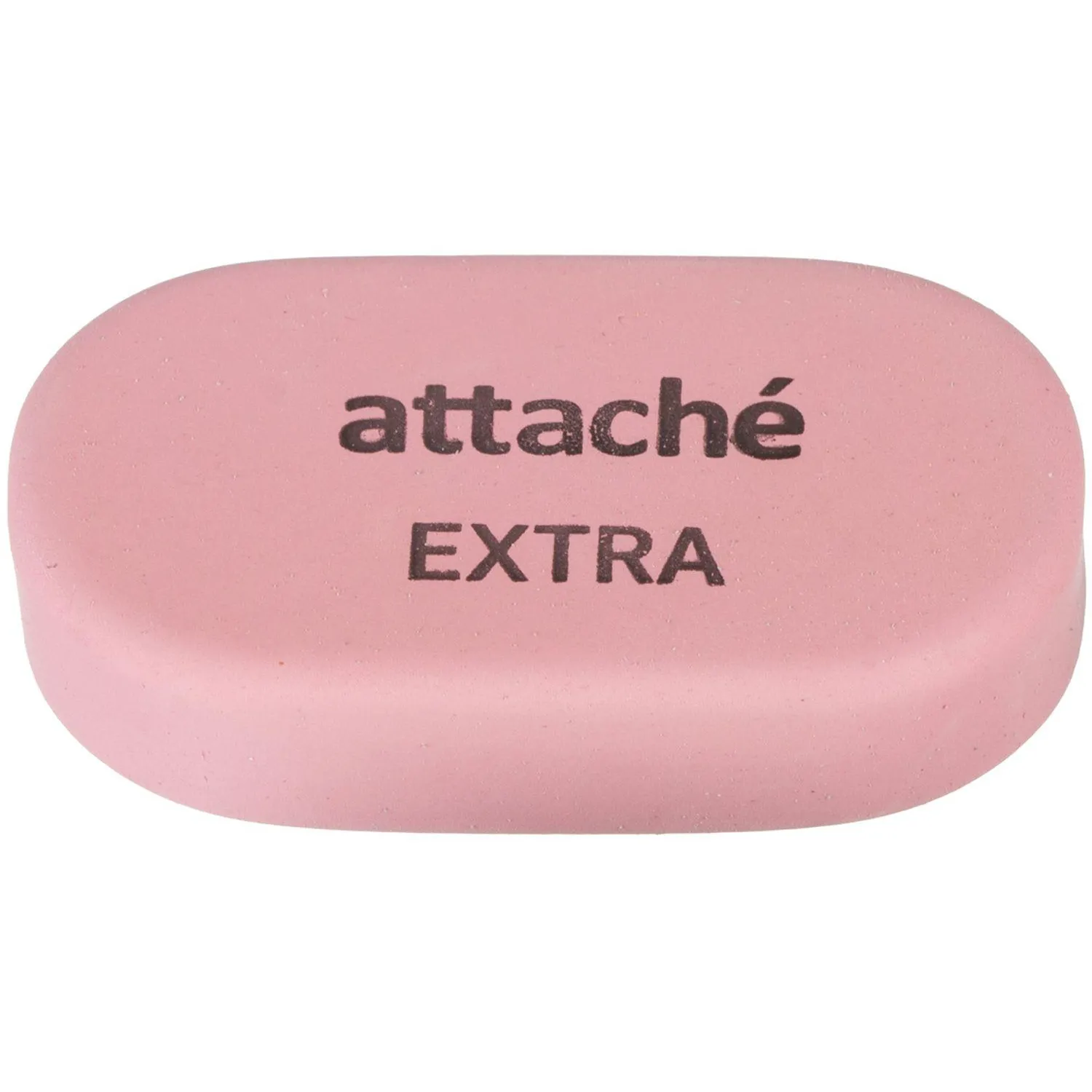 Ластик овальный Attache Extra, нат.каучук, 45x28x10мм, пастельн.ассорти - фото 9