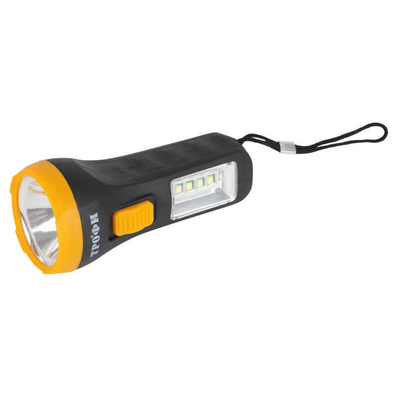 Фонарь ручной Трофи UB-101 1Вт 1 SMD+4 LED 1хAA Б0054034 - фото 1