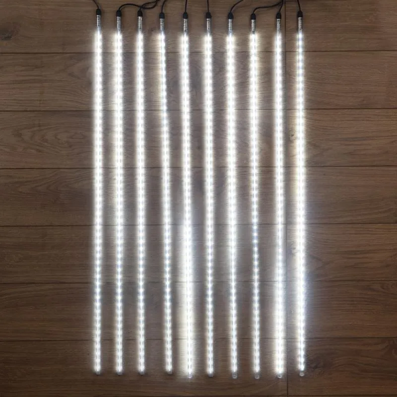 Гирлянда светодиодная 'Тающие сосульки' 960 LED, белый, соединяют, 256-429 - фото 1