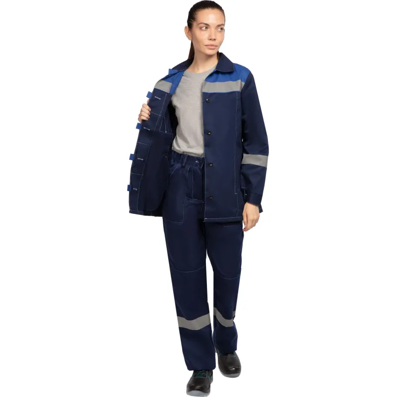 Костюм летний жен. л20-КБР син/вас (р.40-42) 158-164 (Арсенал-СП) - фото 17