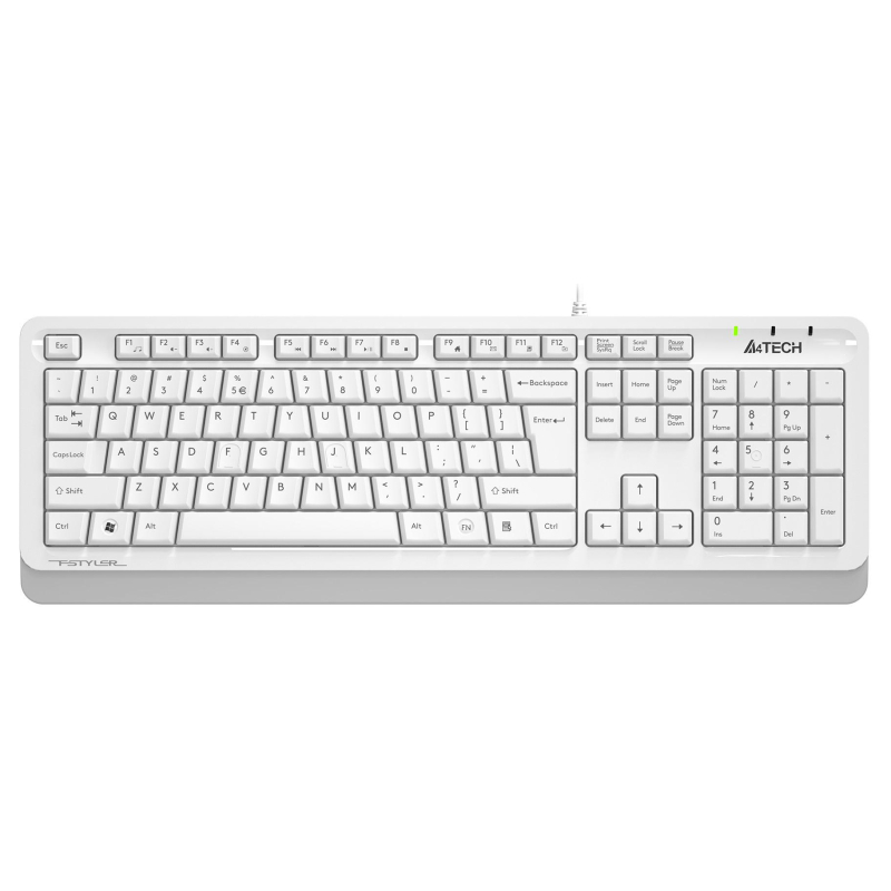Клавиатура A4Tech Fstyler FKS10   (FKS10 WHITE) - фото 1