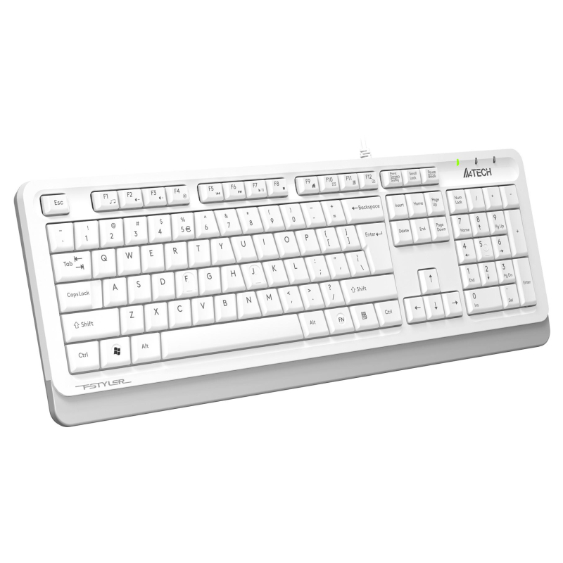 Клавиатура A4Tech Fstyler FKS10   (FKS10 WHITE) - фото 3