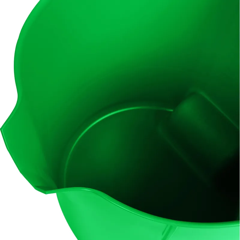 Ведро FBK 15л зеленое, армир. пластик противоударный, круглое, 80101-5 - фото 4