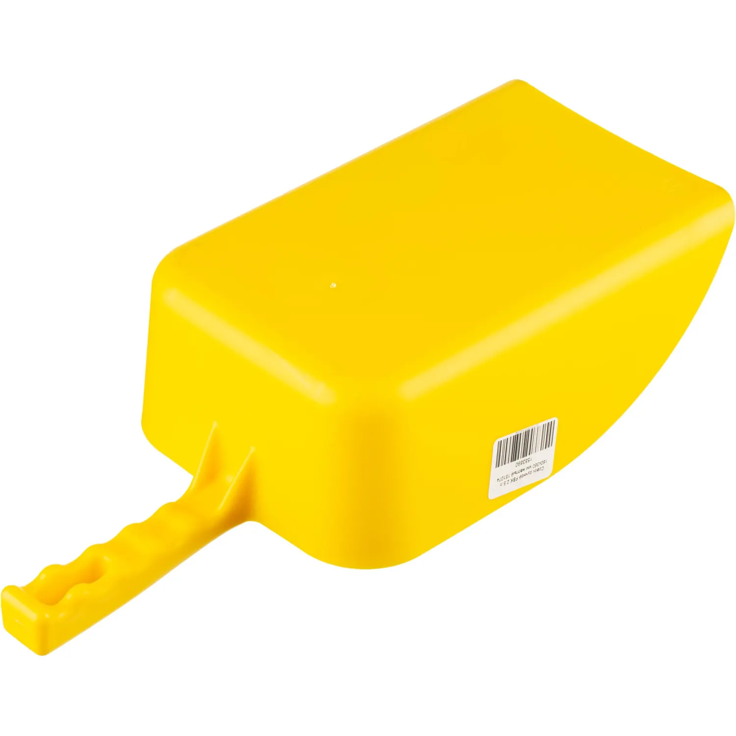 Совок ручной фасовочный FBK 160x360мм (L2500мл/P1000г) желтый 15107-4 - фото 4
