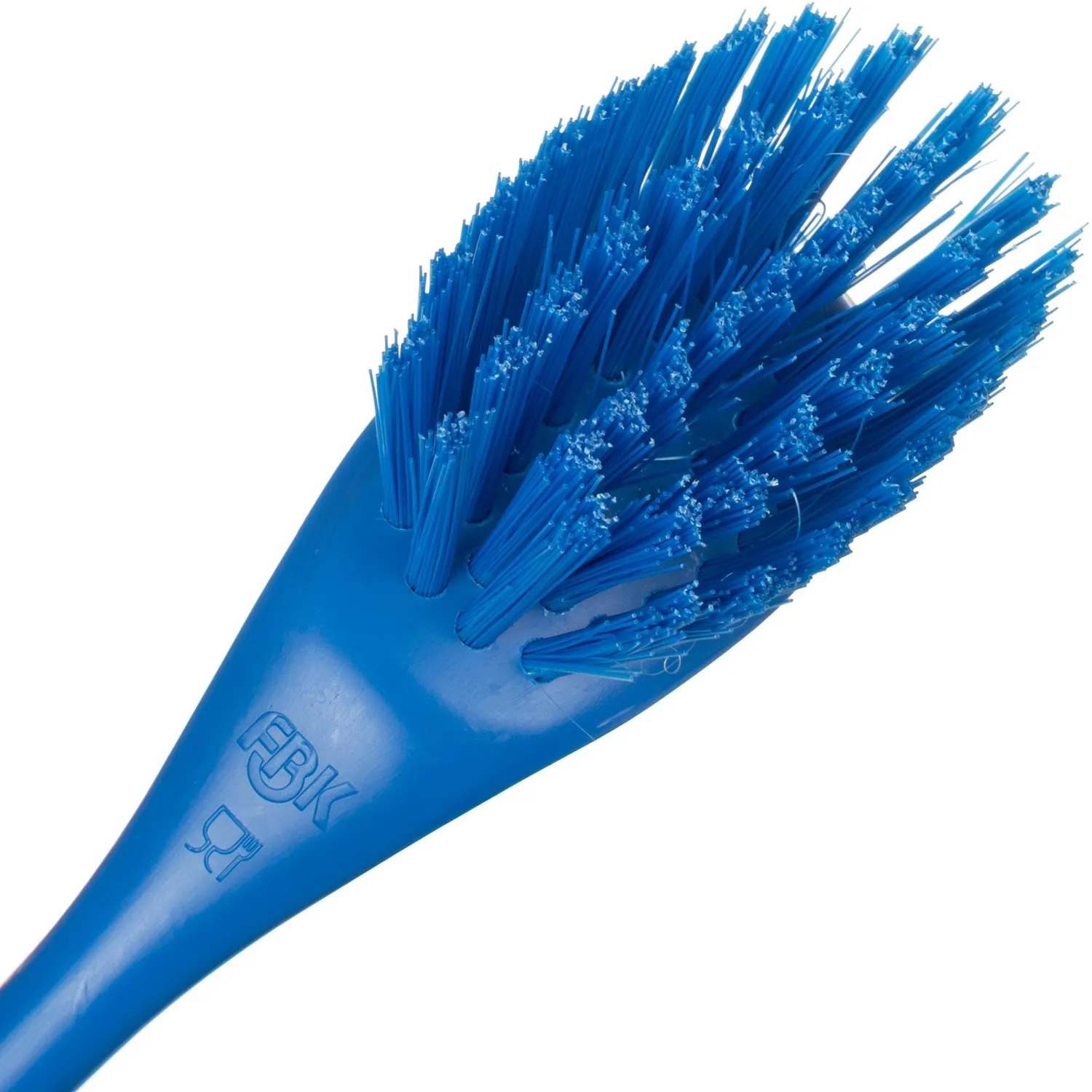 Щетка для мытья посуды FBK, удлинненная полужесткая 225х35мм синяя 10466-2 - фото 3
