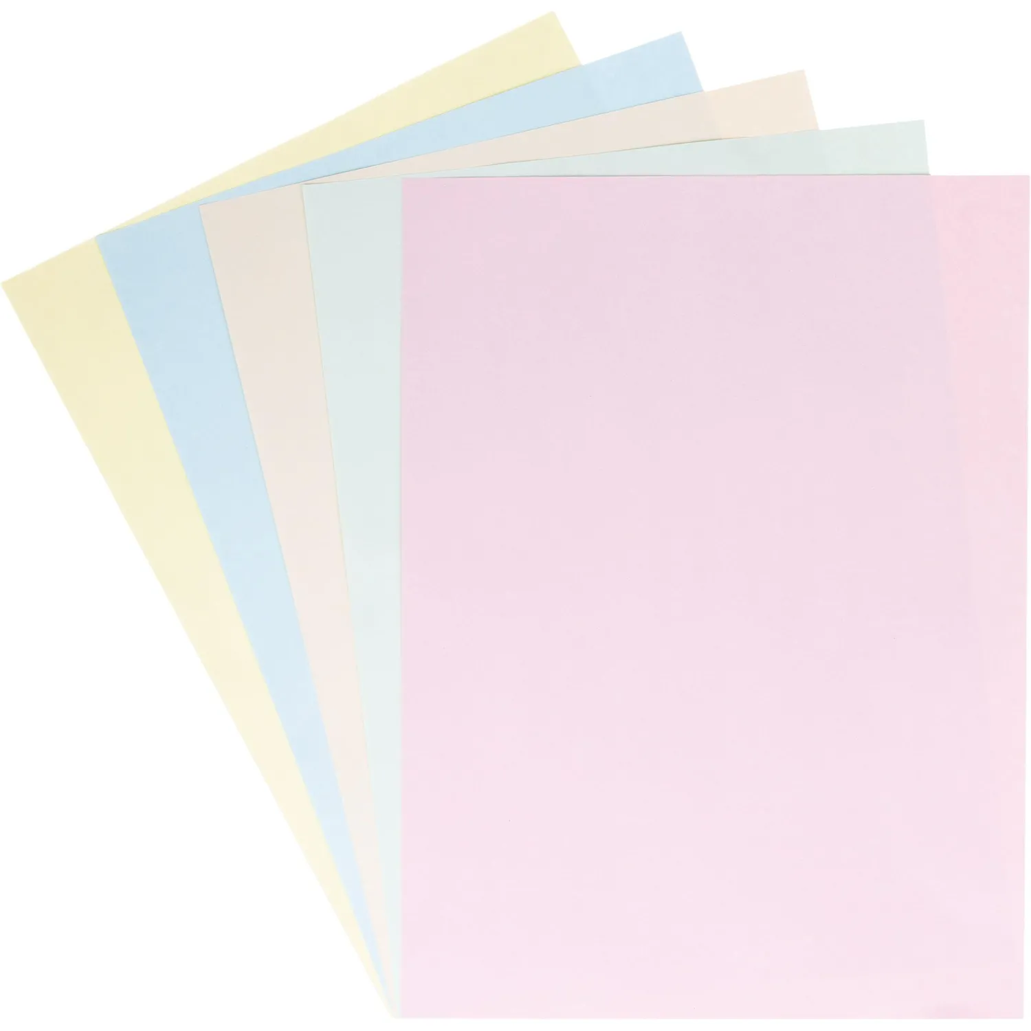 Бумага цветная Attache &#039;Акварель&#039; (А4,80г,5цв. пастель по 50л.) пачка 250л - фото 3