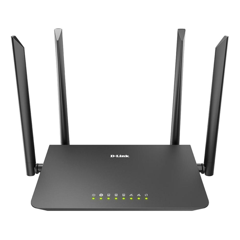 Маршрутизатор беспроводной D-Link DIR-820/RU/A1A AC1200 10/100BASE-TX черны - фото 1