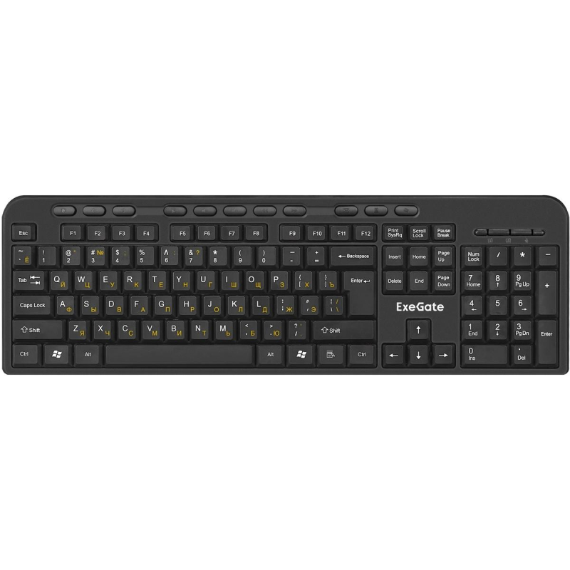 Набор клавиатура+мышь ExeGate Professional Combo MK240 черный(EX286220RUS) - фото 2
