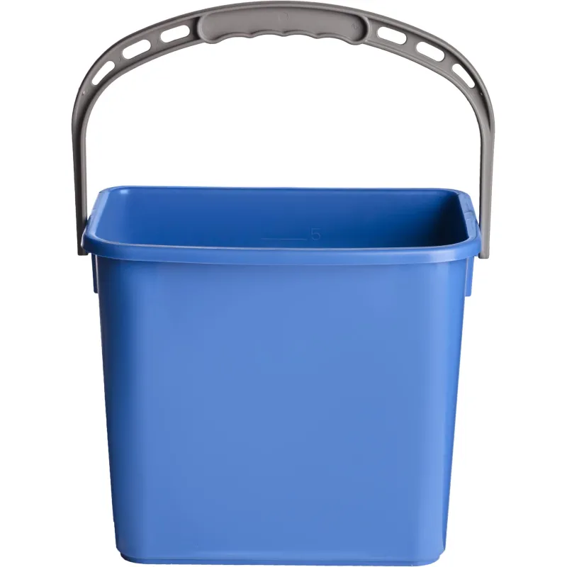 Ведро FBK 6л синее, с мерной шкалой, прямоугольное 26x19x21,5 см., 91027-2 - фото 5