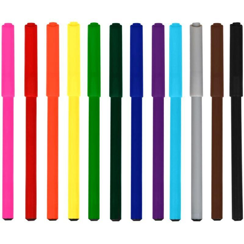 Фломастеры Faber-Castell Замок, 12цв., смываемые,картон,европодвес,554201 - фото 2