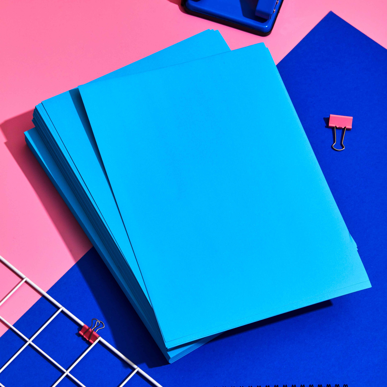 Бумага цветная Attache (голубой интенсив), 80г, А4, 500 л - фото 6