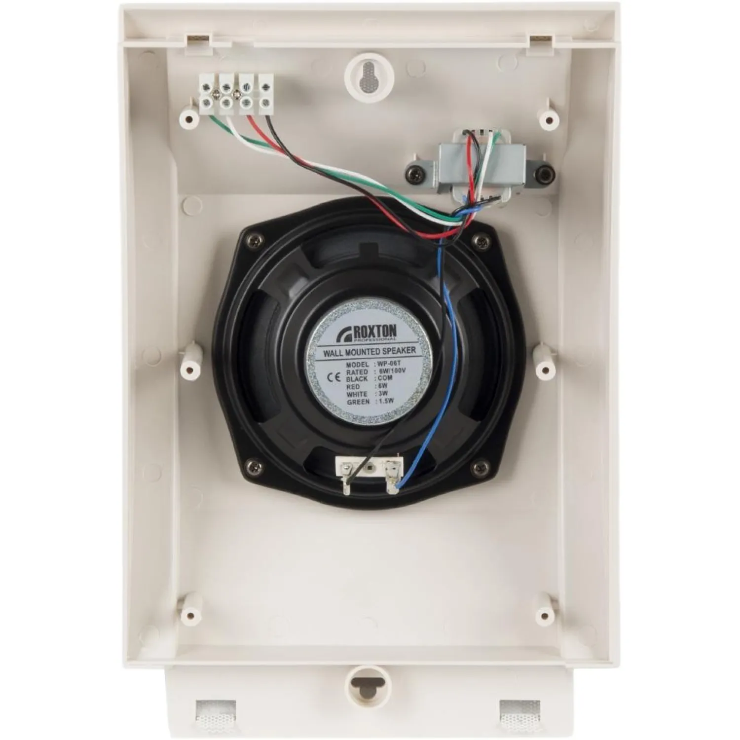 Громкоговоритель Roxton WP-06T, настенный, 6/3Вт/100В - фото 2
