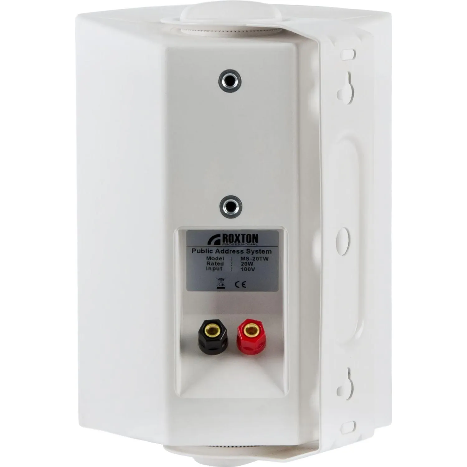 Акустическая система Roxton MS-20TW, настенная, белая, 20Вт, 70/100В - фото 2
