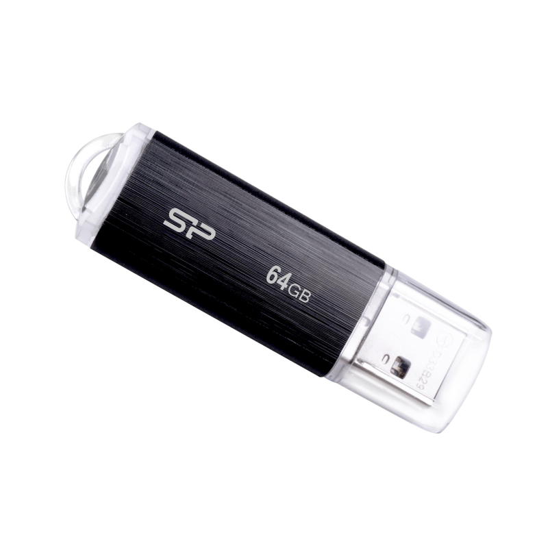 Флеш-память Silicon Power Blaze B02 64GB USB 3.2, черный, пластик - фото 3