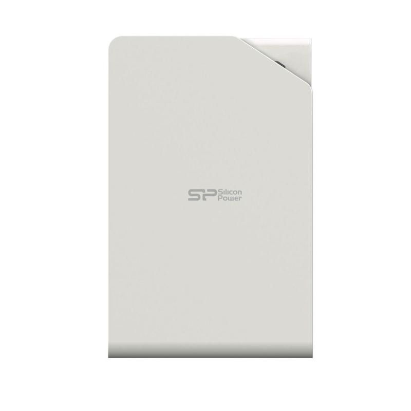 Портативный HDD Silicon Power Stream S03 1 TB USB 3.2, белый, пластик - фото 1