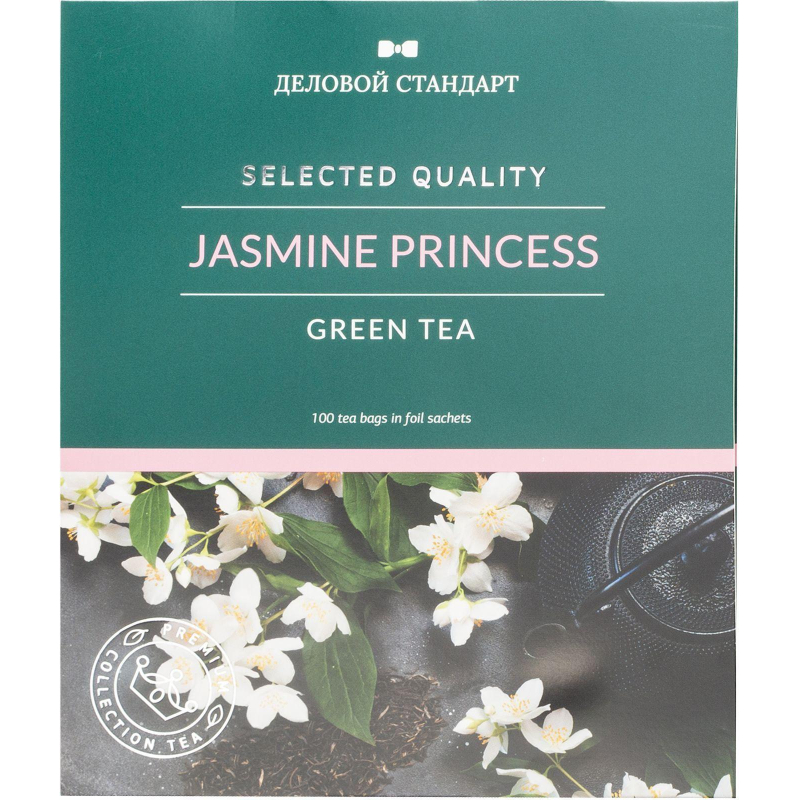 Чай Деловой Стандарт Jasmine princess зелен.с жасмин. 100 пакx2гр - фото 1