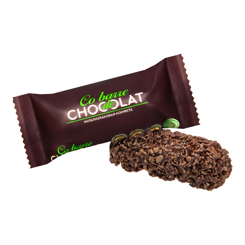 Конфеты Co barre de CHOCOLAT мультиз. с темной кондитерской глаз., 500г - фото 1