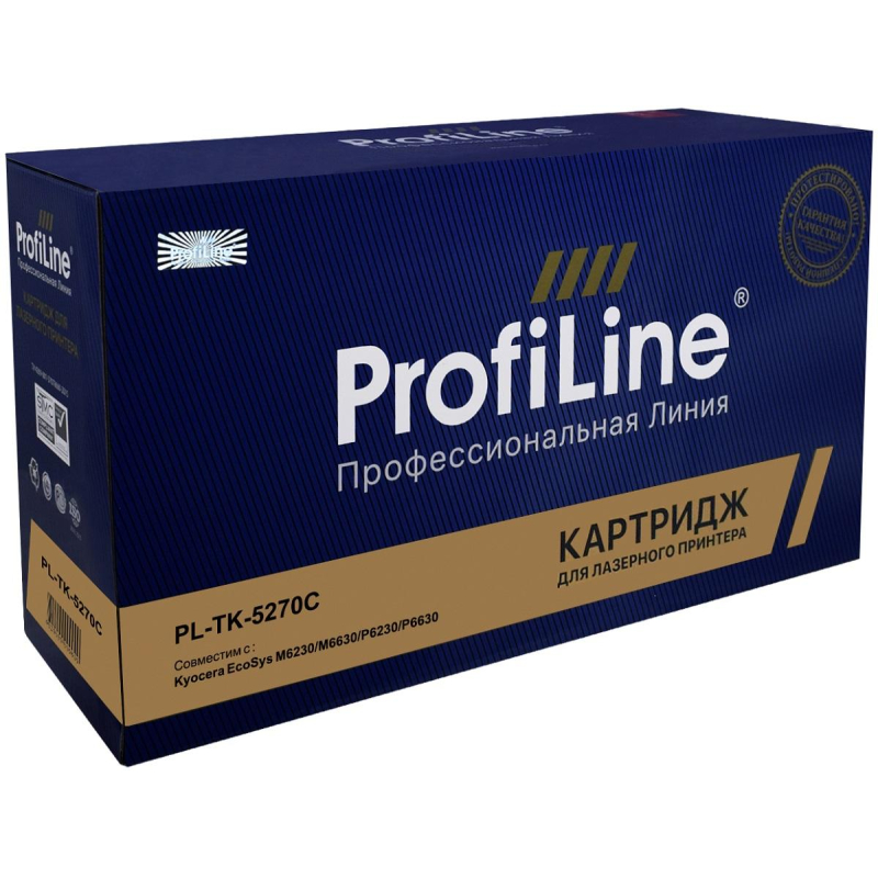 Тонер-картридж ProfiLine TK-5270C гол. для Kyocera P6230/6630 - фото 2
