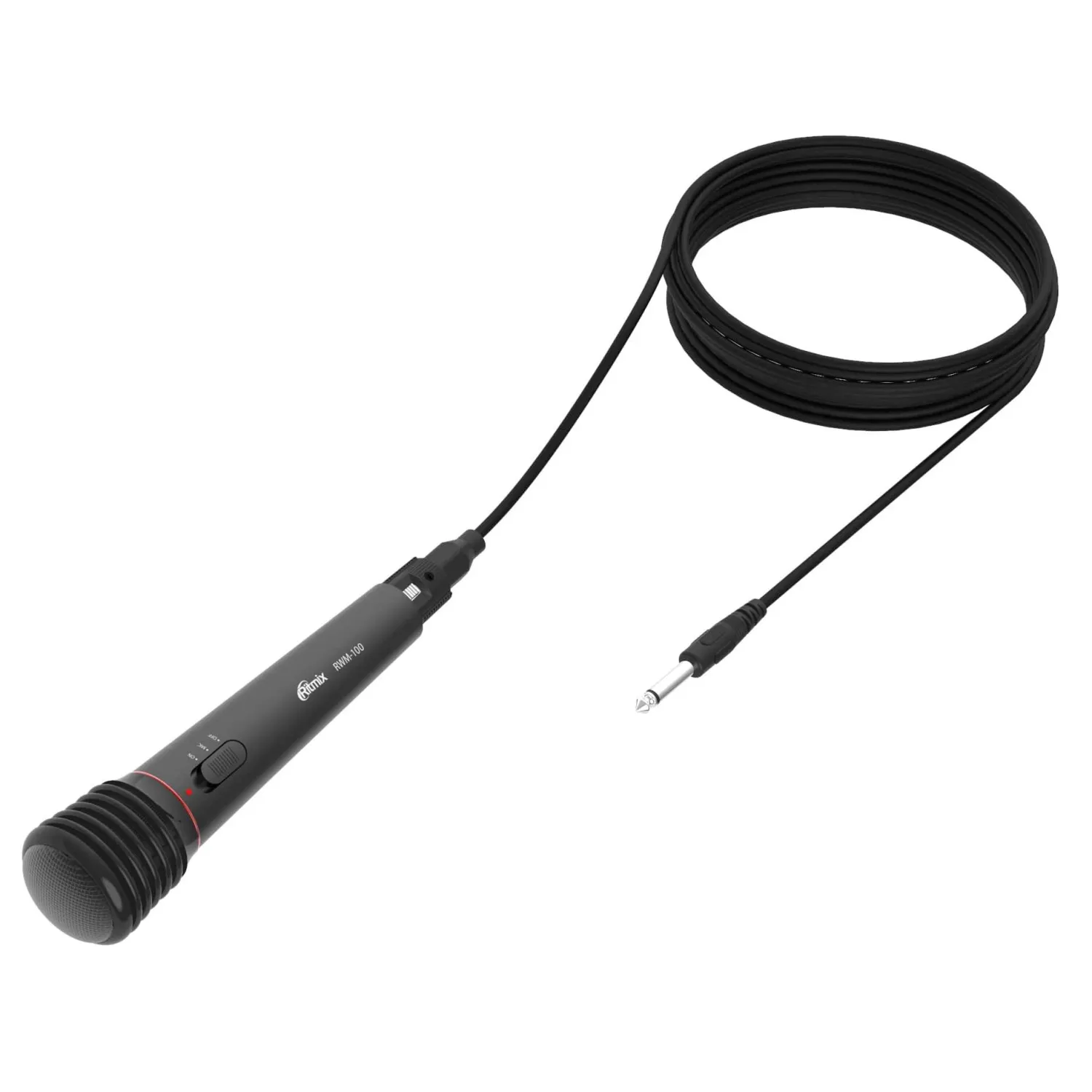 Микрофон RITMIX RWM-100 black, проводн/беспроводн, XLR-Jack 6.3, кабель 3м - фото 2