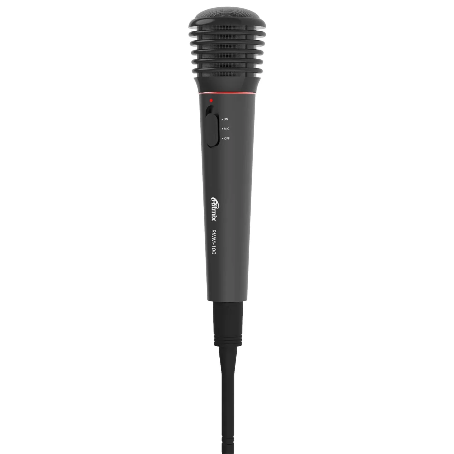 Микрофон RITMIX RWM-100 black, проводн/беспроводн, XLR-Jack 6.3, кабель 3м - фото 4