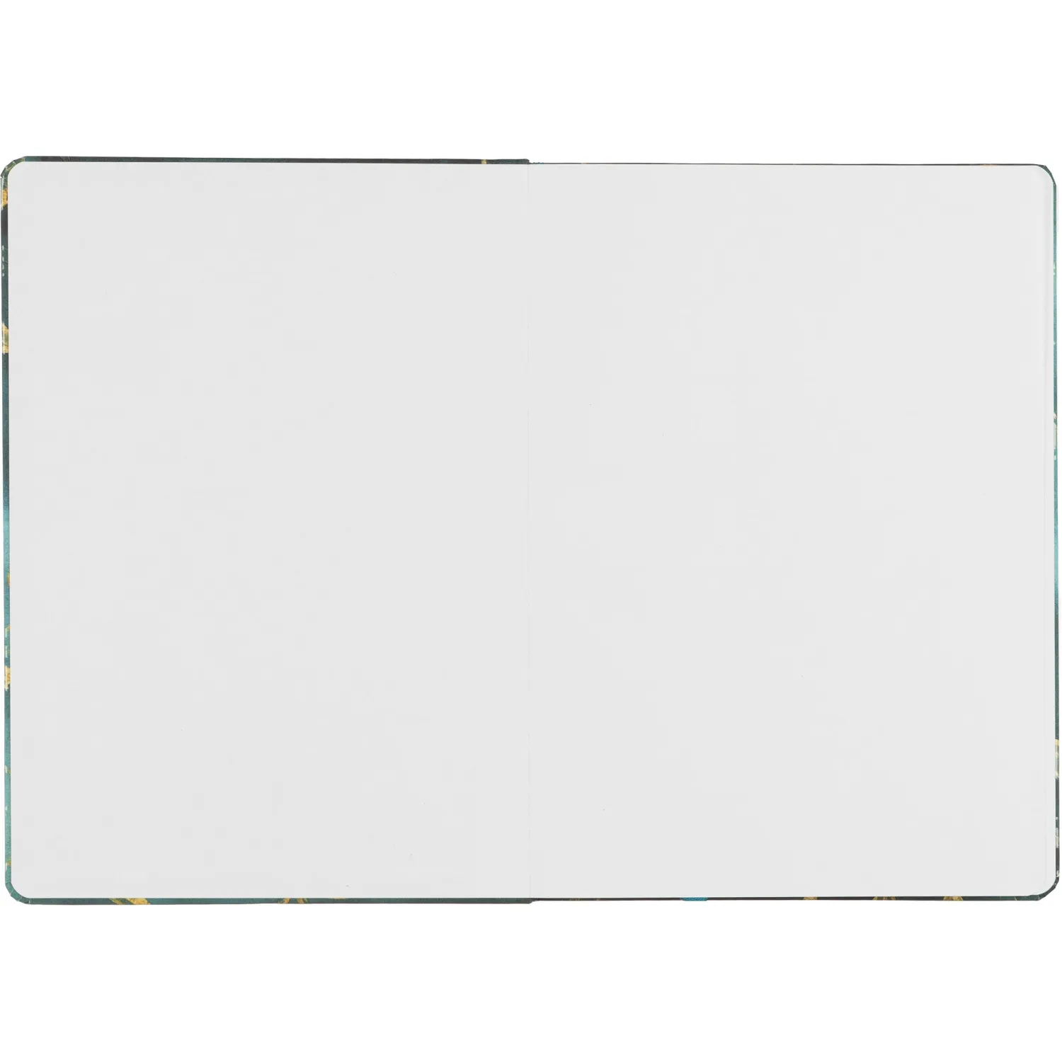 Блокнот Floral А5 96л. клетка, обл. тв.лам.картон, сшивка,резинка,зелен - фото 5