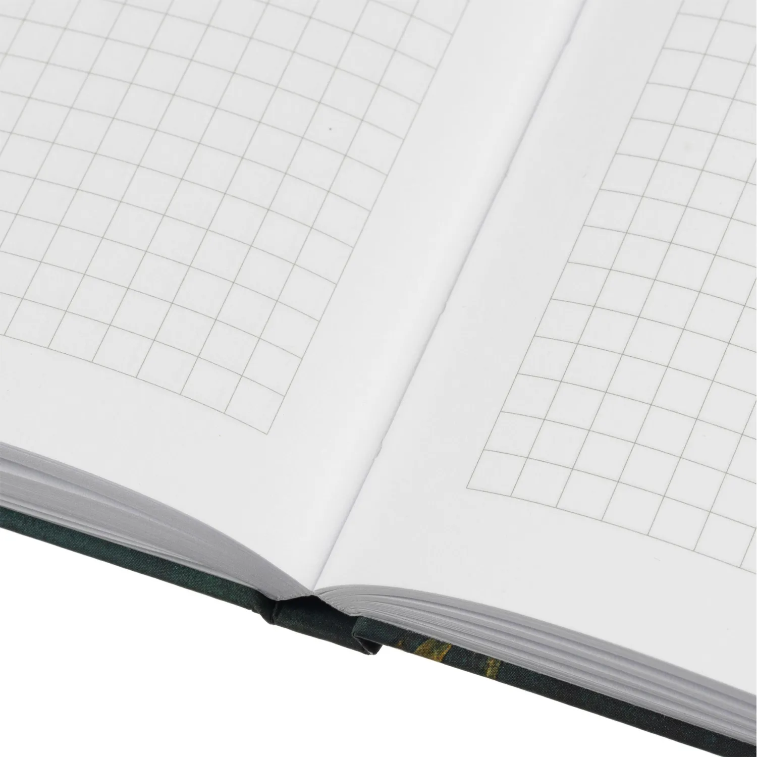 Блокнот Floral А5 96л. клетка, обл. тв.лам.картон, сшивка,резинка,зелен - фото 9