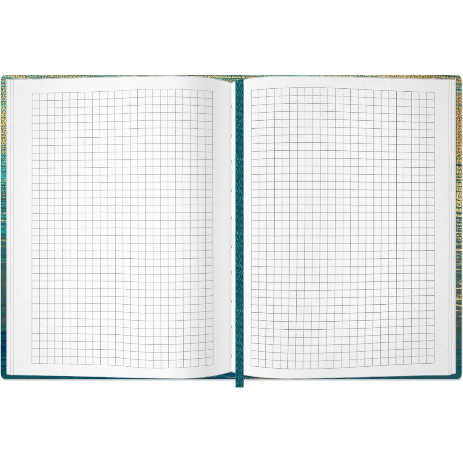 Блокнот Gold Collection А5 96л,клетка,обл.тв.картон,сшивка,резинка.гол - фото 2