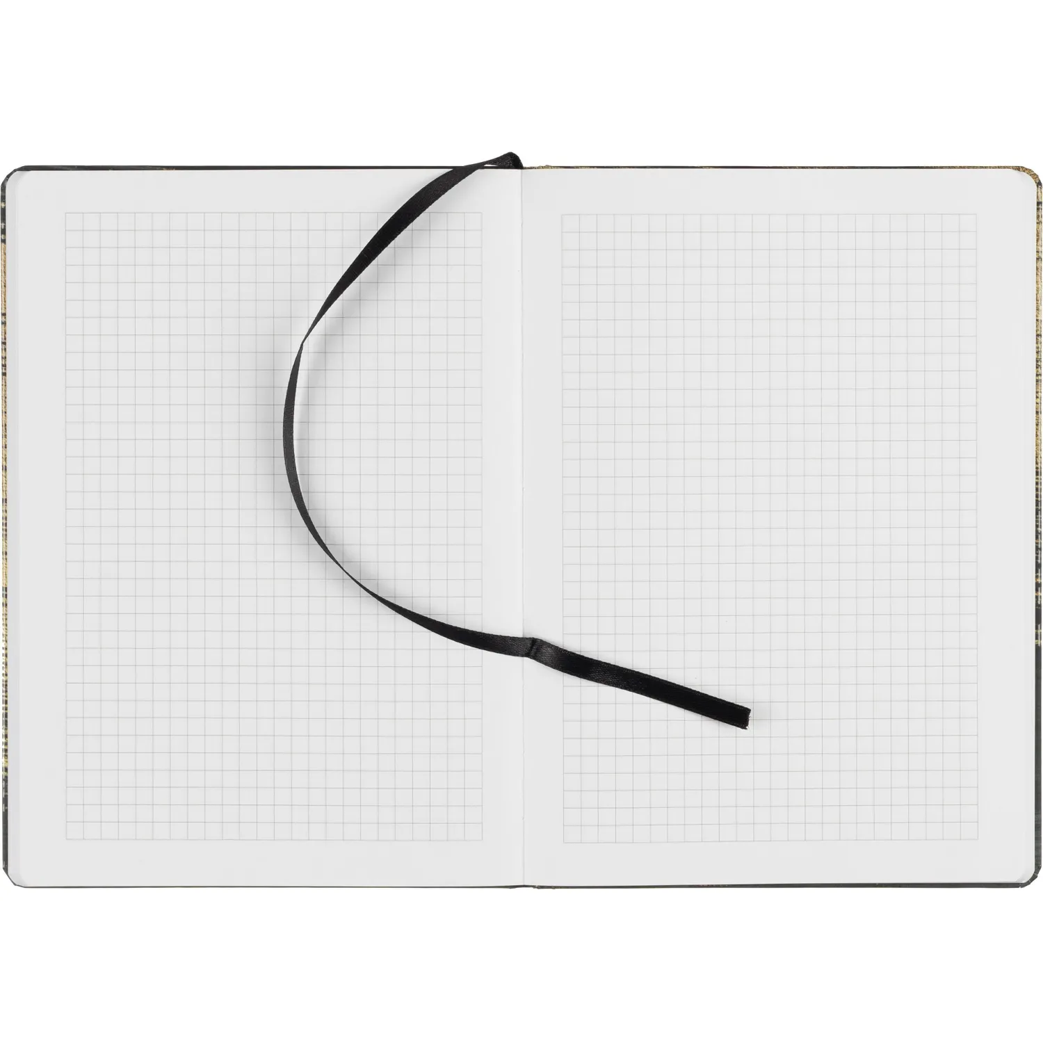 Блокнот Gold Collection А5 96л,клетка,картон,сшивка,резинка,черный - фото 8