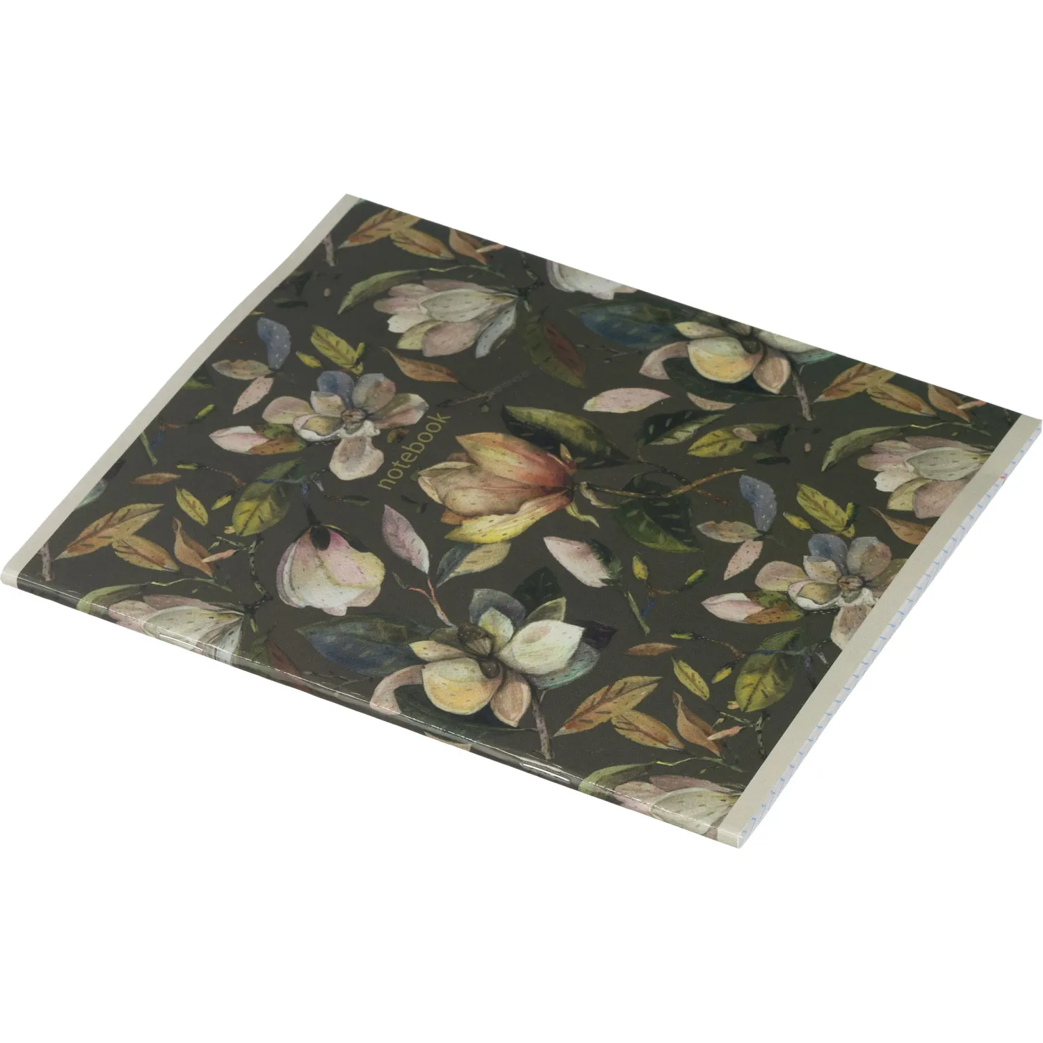 Бизнес-тетрадь Принты А5 48л, клетка, обл. мел. картон, скрепка,Цветы - фото 4