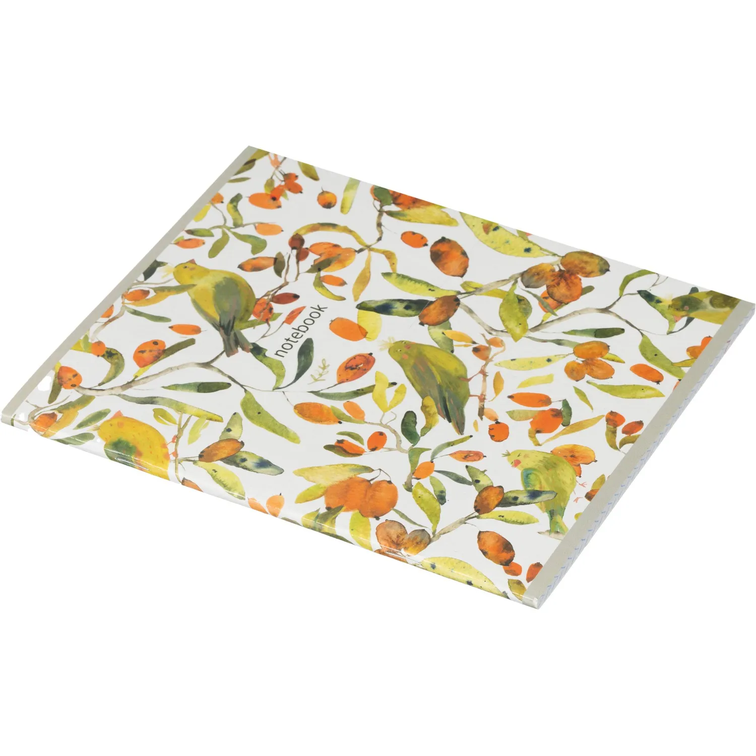 Бизнес-тетрадь Принты А5 48л, клетка, обл. мел. картон, скрепка,птицы - фото 4