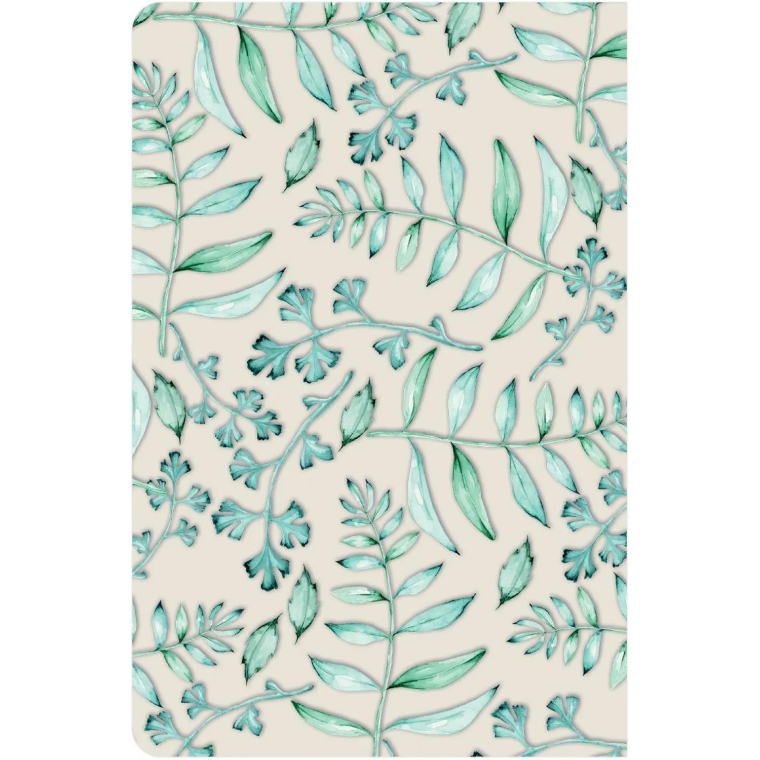 Блокнот А6 96л, клетка тв. лам.обложка Цветы белый.сшивка - фото 5