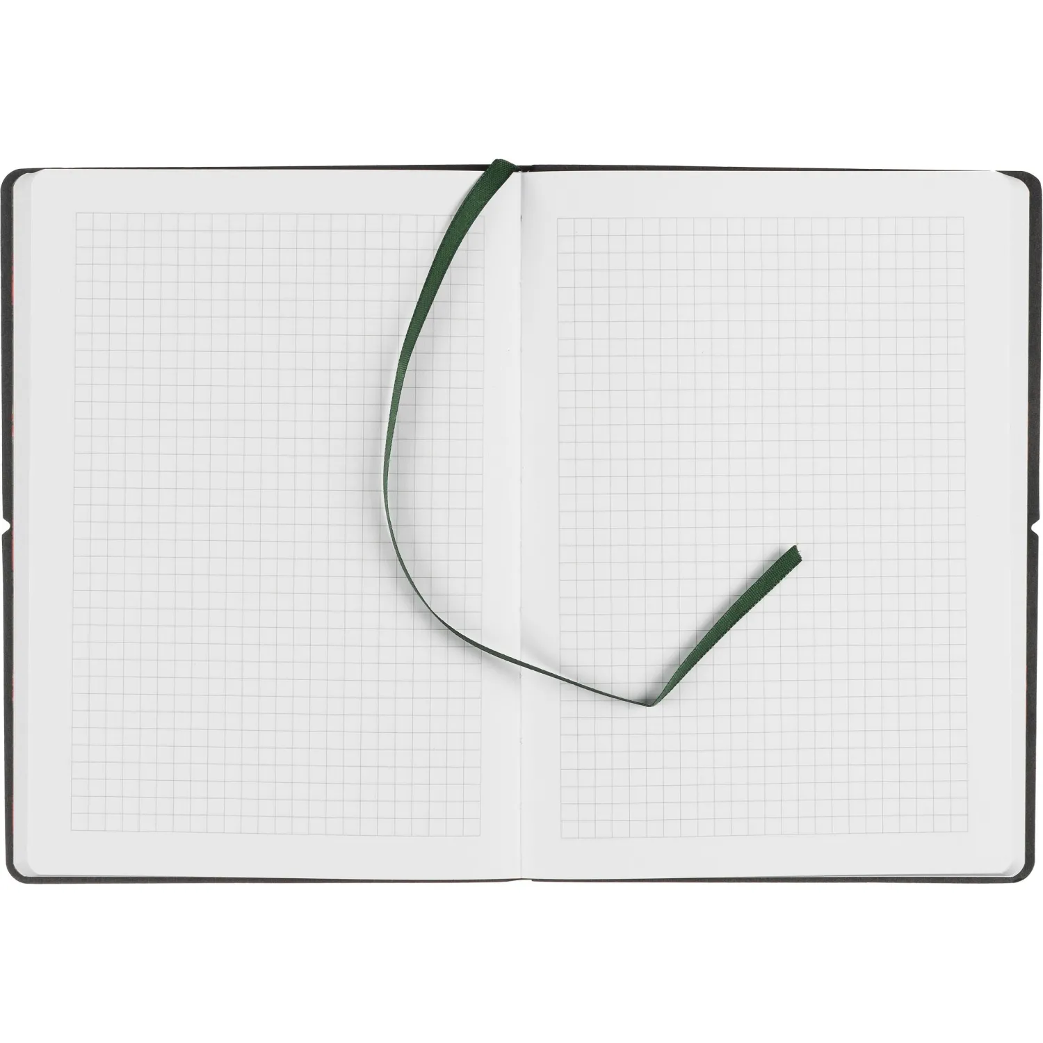 Блокнот Папоротники А5, 128л, клетка, обложка экокожа, с резинкой - фото 8