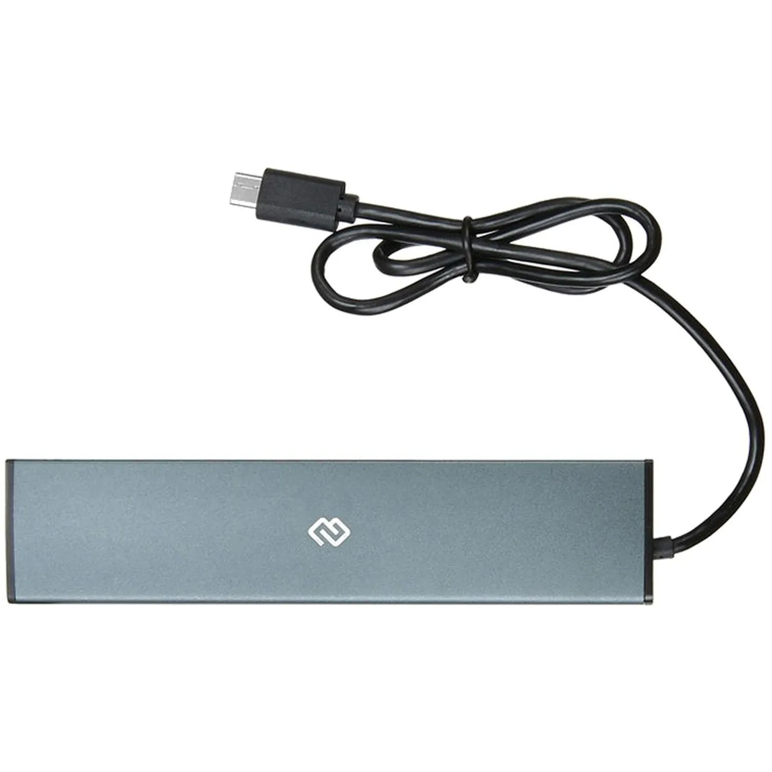 Разветвитель USB C Digma HUB-7U3.0-UC-G 7порт. серый - фото 3