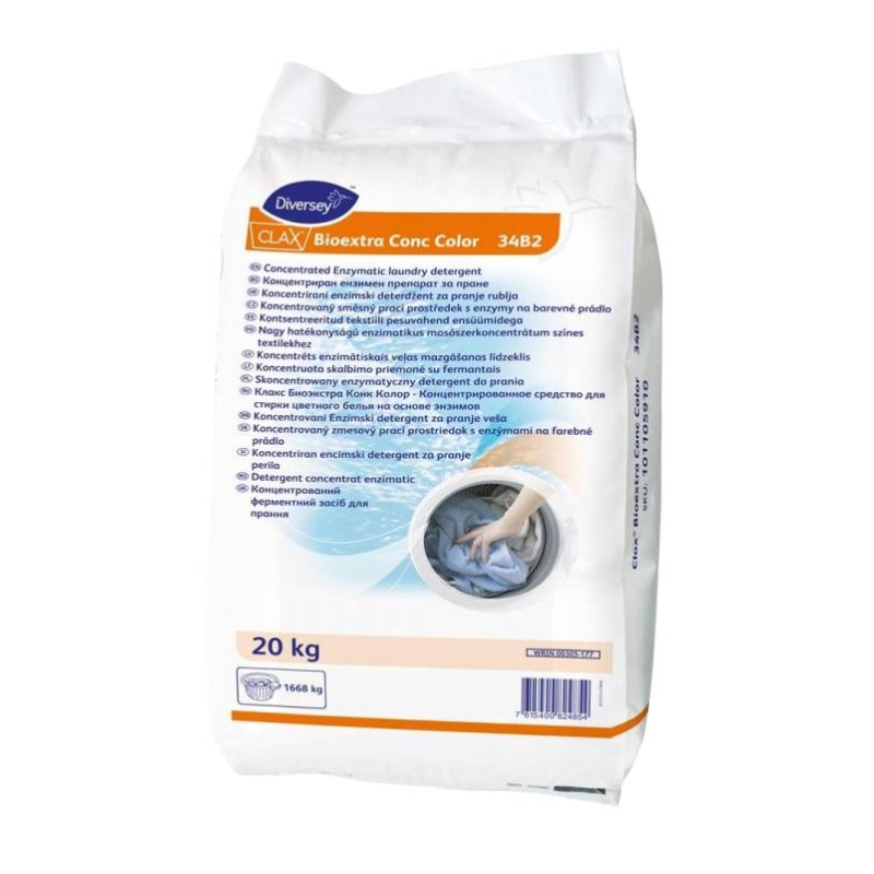 Профхим д/стирки порошок д/цв белья Diversey/Clax Bioextra Conc Color,20кг - фото 1