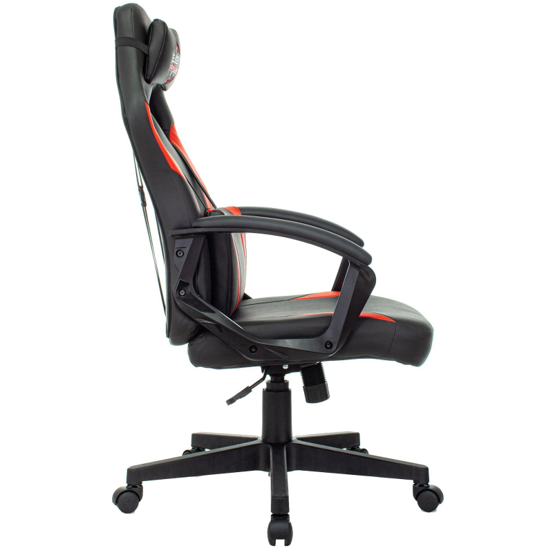Кресло VB_Echair Easy Game-906 TPU кожзам черный/красный пластик - фото 3