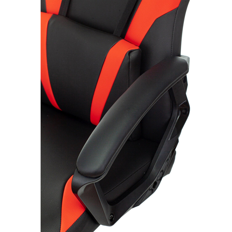 Кресло VB_Echair Easy Game-906 TPU кожзам черный/красный пластик - фото 7