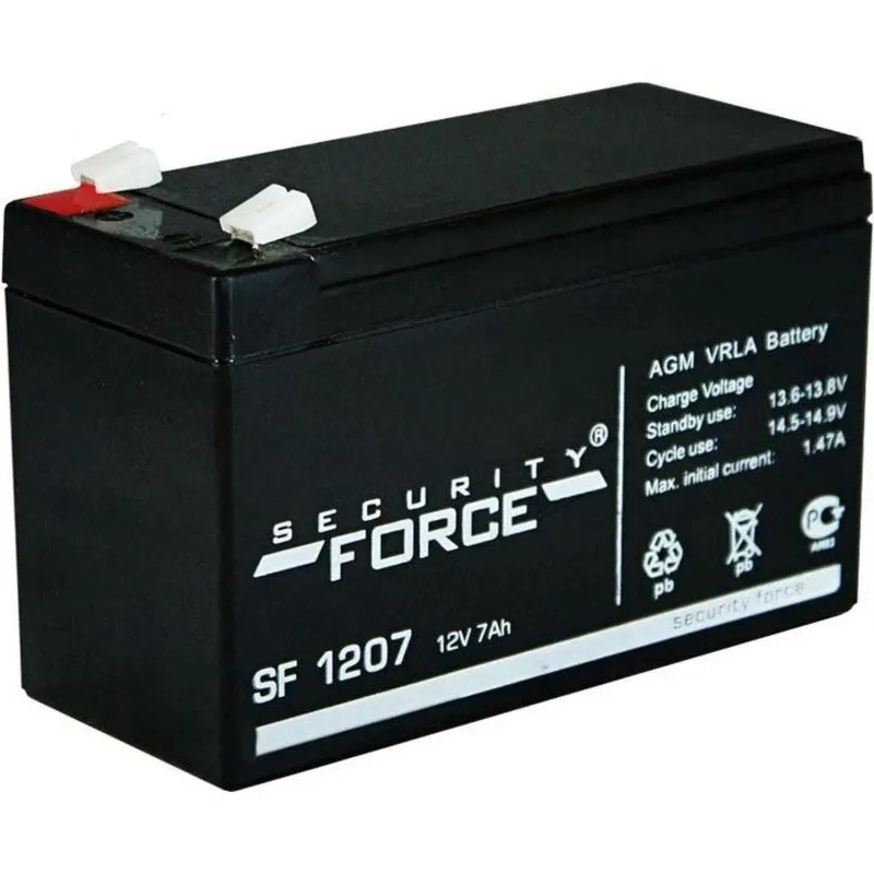 Батарея для ИБП Security Force SF 1207 12 В 7 Ач - фото 1