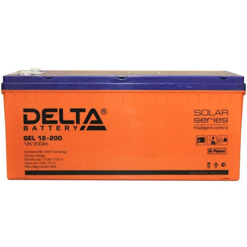 Батарея для ИБП Delta GEL 12-200 12/200 В/Ач 522х239х222 - фото 2