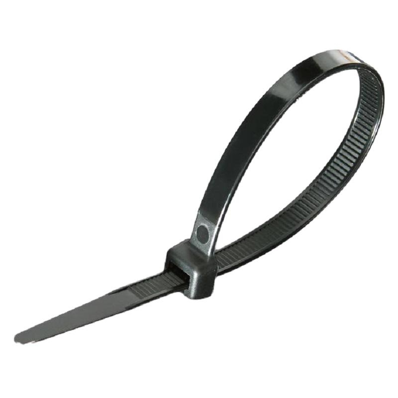 Хомут стяжка нейлоновая (черный) КСС 8x400 (100шт/уп) Fortisflex 50285 - фото 1