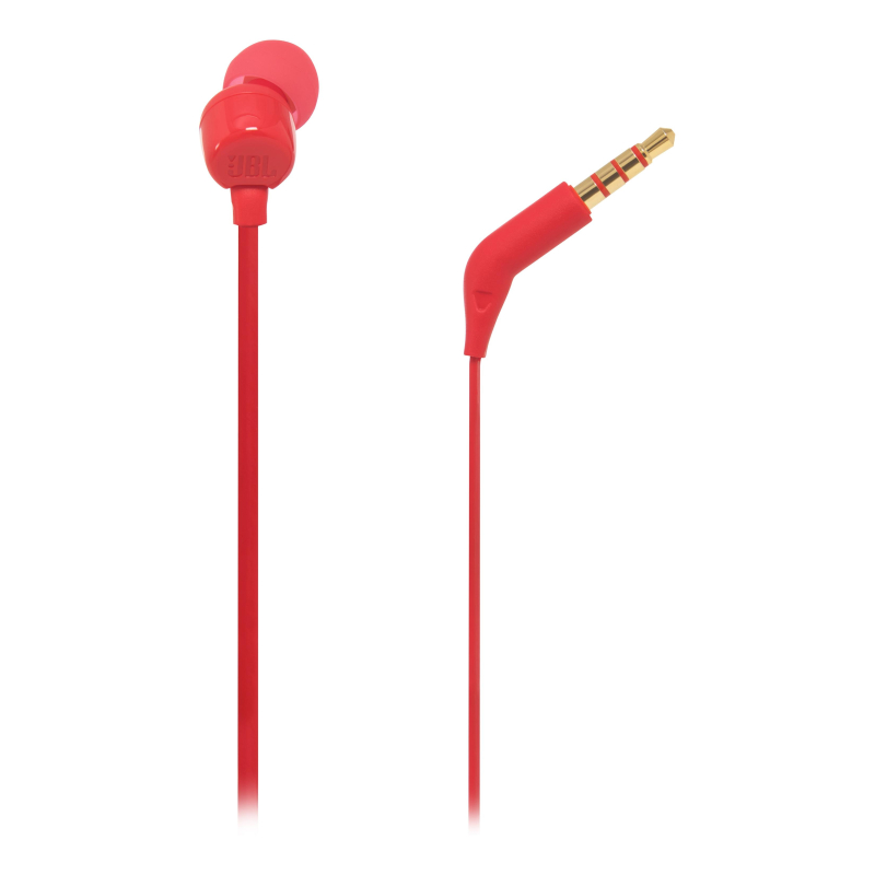 Наушники JBL Tune 110 Red красный (JBLT110RED) - фото 2