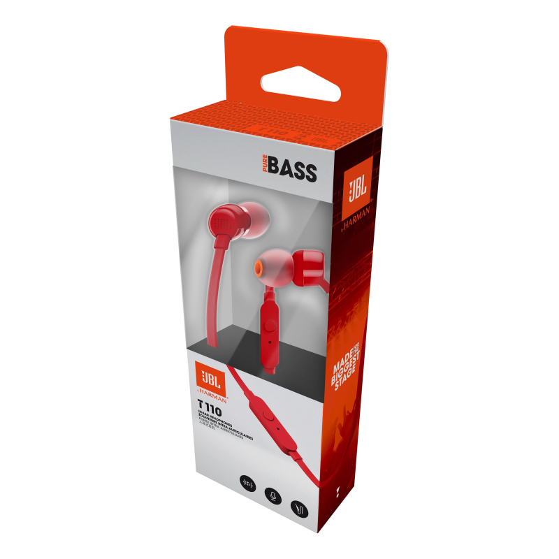 Наушники JBL Tune 110 Red красный (JBLT110RED) - фото 10