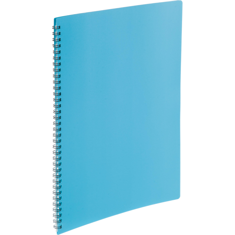 Папка файловая на спирали, 20файлов Attache Selection Black&Blue, А4,400мкм - фото 1
